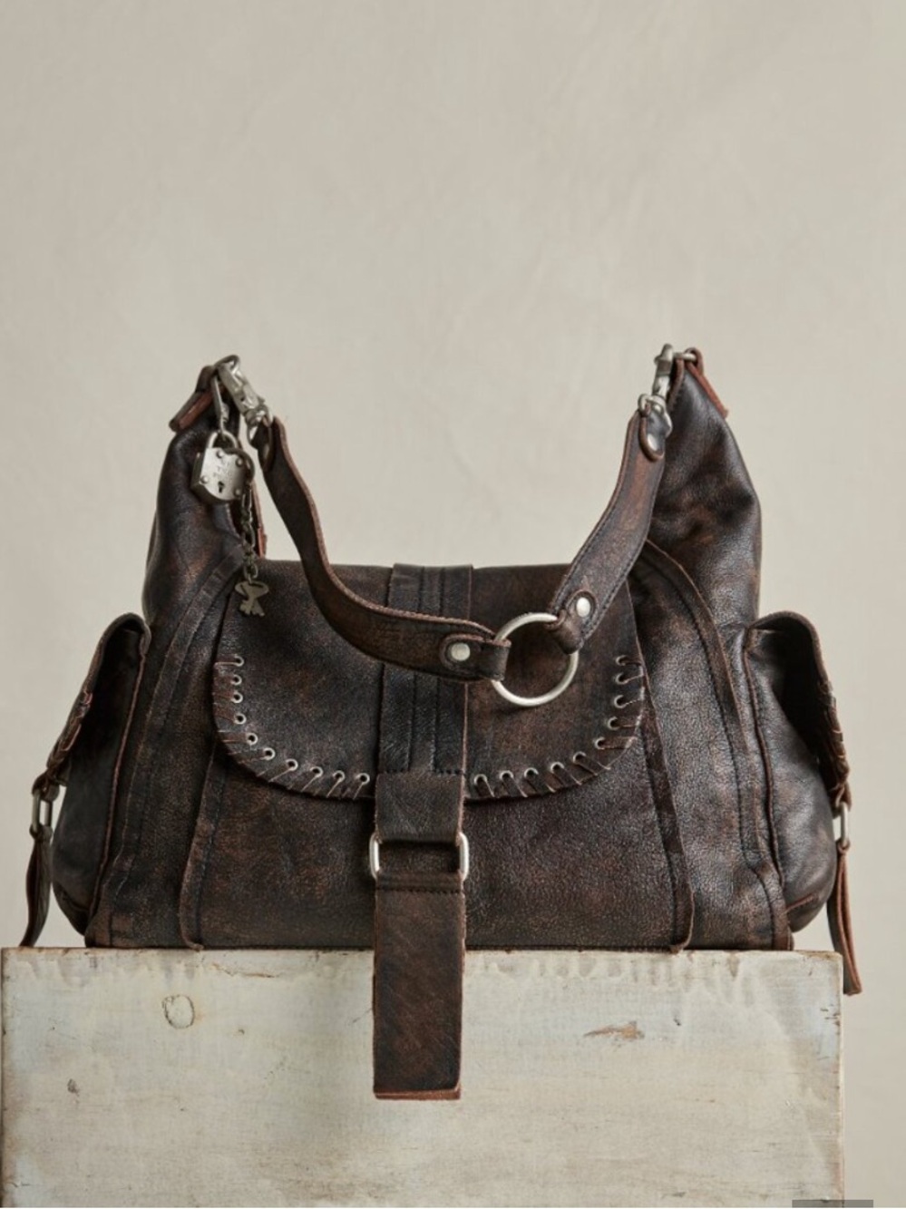 Free People We The Free Leigh Distressed Tote